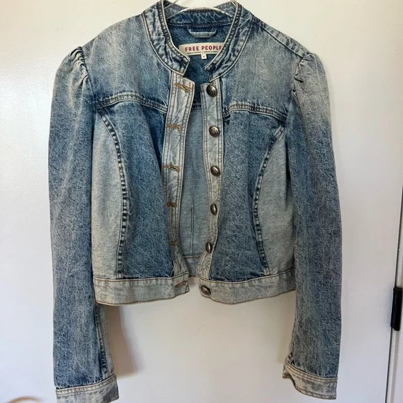 Free People Aubrey Denim Jacket - Picture 3 of 5